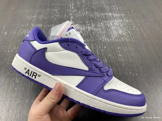 1st Kicks DM7890-386 1 AIR CUSTOM SCOTT OFF-WHITE TRAVIS X X JORDAN 0523